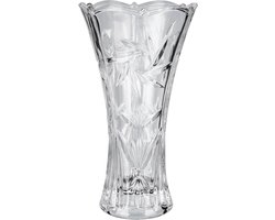 Orivio - Decoratieve Glazen Vaas 23,5 cm - Modern Design voor Huis, Woonkamer, Kantoor & Bruiloft - Kristallen - Bloemen Pot - Geschenkstuk