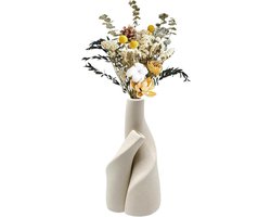 Orivio - Nordic minimalistische stijl keramische vazen set van 2 voor pampasgras en bloemen - moderne woondecoratie - huis, woonkamer, eettafel