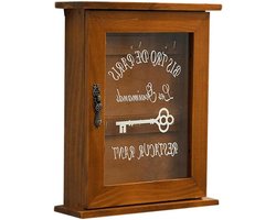 Orivio - Vintage sleutelopbergdoos voor woondecoratie, retro stijl met ruimte voor alledaagse voorwerpen