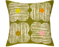Orla Kiely Textured Flower Moss sierkussen - 45x45 cm