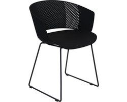 Orly tuinstoel polypropyleen zwart