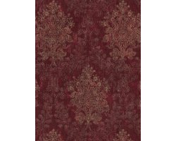 ORNAMENT BEHANG | Klassiek - Rood Metallic - A.S. Création The Trend Spectrum