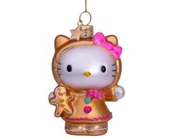 Ornament glass Hello Kitty gingerbread H9cm w/box