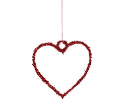 Ornament hart 5 stuks