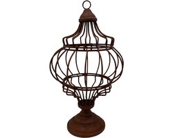 Ornament op voet Rusty decoratief roest bruin hang staand 28 cm x 15 cm | 125131 | Home Sweet Home | Stoer & Sober Woonstijl