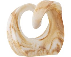 Ornament Swirl oranje 18cm