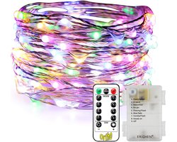Ortho® - Partylights voor buiten - Partylights - Feestverlichting - Sfeerverlichting - Fairy lights - Verlichting - 20 Meter - Kerstverlichting - Warm Wit - Multicolor