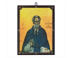 Orthodoxe Ikonenschildering - Heilige Johannes Klimakos - Handgewerkt in Byzantijnse Stijl