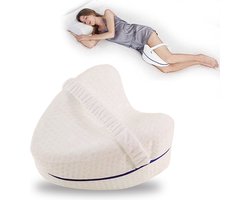 Orthopedisch Kniekussen voor in bed - Beenkussen - Traagschuim - Ergonomisch kniekussen voor zijslapers