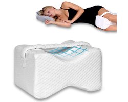 Orthopedisch Kniekussen voor in bed - Beenkussen - Traagschuim - Ergonomisch kniekussen voor zijslapers