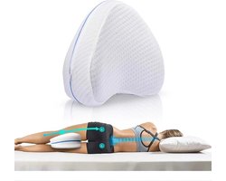 Orthopedisch Kniekussen voor Zijslapers - Kniekussen - Zijslaapkussen - Kniekussen voor in Bed - Beenkussen - Schootkussen - Zwangerschapskussen - Inclusief Kussensloop