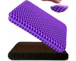 Orthopedisch kussen - Gelkussen auto - Ergonomisch zitkussen - Wigkussen - Incl. Gratis wasbare hoes