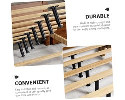 OSALADI Accessoires 4 Stuks bed ondersteuning frame kingsize bedframe metaal patt verstelbaar bedframe matras vervanging verstelbare poten van het bedframe bank steun been Houten bedframe