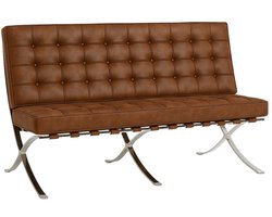 Oslo Chair - Vintage Bruin - Fauteuil - Stoel - Loungestoel - 2-zits - Zetel - Relaxfauteuil