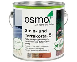 Osmo Steen en Terracotta Olie 620 | 2,5L | Natuursteen | Behandelen | Natuurlijke Olie Impregnering voor natuur- en kunststeen | Water- en Vuil-afstotend