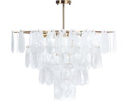 OSMORE - Kroonluchter - Messing/Transparant - Glas