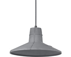 OSRAM DECOR Concrete Sala betonnen hanglamp, 325 mm, in donkergrijs, met metalen en betonnen behuizing, voor moderne binnenverlichting, flexibele armatuurkeuze dankzij de E27 fitting