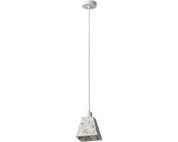 OSRAM DECOR Gleam Pendant light Weight E14 White, Terrazzo, Metal, high-quality look, for Dining and Bedroom