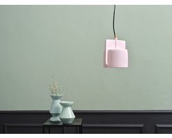 OSRAM Decor Mold decoratieve hanglamp met gegoten betonnen lampenkap, 225 mm, met E27 fitting, IP20, roze