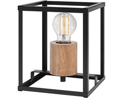 OSRAM DECOR Nairobi tafellamp, zwart, met E27 voet voor eenvoudige lampvervanging, kan worden uitgerust met een normale of slimme lamp, IP20 bescherming