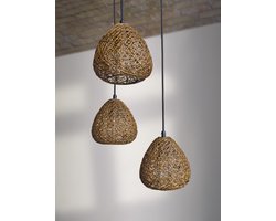 OSRAM Decor Paper Drop Plate decoratieve hanglamp van papier, 367 mm, 3-lamps, met E27 fitting, papier/metaal, IP20, beige