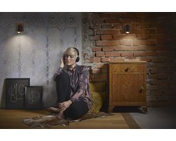 OSRAM DECOR SPOT MERCURY, 1 x 3,4W, 230lm, hout-look, zwart, spot, verstelbare koppen, veelzijdig gebruik, interieurspot, vervangbare ledlampen, warm witte lichtkleur, GU10