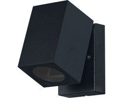 OSRAM ENDURA Classic Cube ADJ WALL Außen-Wandleuchte, schwarz, GU10-Sockel (max 35W), kann mit einfacher oder smarter Lampe bestückt werden, ausrichtbarer Leuchtenkopf, Schutzklasse IP44