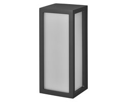 OSRAM ENDURA CLASSIC RADO W Außenleuchte, Wandleuchte, E27-Fassung, dunkelgrau, Aluminium, schnelle & einfache Installation, mattierter Diffusor, IP65 Schutzklasse, Anwendung im Außenbereich