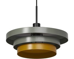 OSRAM Layers decoratieve hanglamp met E27 fitting, 400mm, IP20, metaal, groen/geel