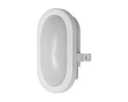 OSRAM LED wandlamp 6W Bulkhead, 4000K, 420 lm, IP54, IK06, schokbestendig, witte polycarbonaat behuizing, stralingshoek 120°, voor kelders en garages