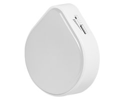 OSRAM LUNETTA RAINDROP Nachtlicht inkl. Tageslicht- und Bewegungssensor, 0,5W, 15lm, weiß, Regentropfendesign, warmweißes Licht mit 3000K, dimmbar, eingebauter EU-Stecker, für Innenräume