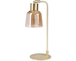 Ostaria bureau / tafellamp Lola - goud - metaal / glas - H36 cm - tafellamp - woon decoratie