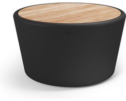 Otium meubel dubbelwandig Basso met hout zwart