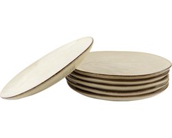 OTIX Dinerborden - Bordenset - 6 Persoons - Beige - 27cm - Keramiek - MAPLE