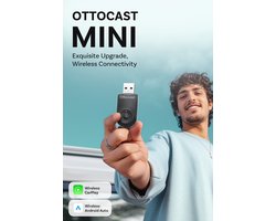 Ottocast - Otto Mini Adapter 2-in-1 draadloze CarPlay Android Auto-adapter CA505-T Plug & Play