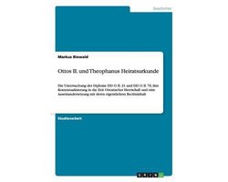 Ottos II. und Theophanus Heiratsurkunde