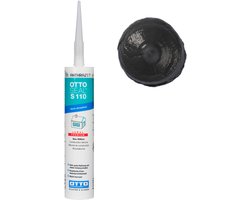 Ottoseal S110 310ml Antraciet C155 siliconenkit badkamer, sanitair, keuken, woonkamer etc.