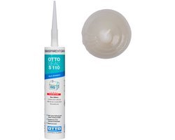 Ottoseal S110 310ml Transparant grijs C284, siliconenkit badkamer, sanitair, keuken, woonkamer etc.