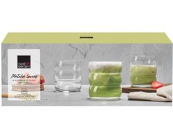 OttoSimon glas set kleurrijk voor kinderen matcha lovers 6 stuks.