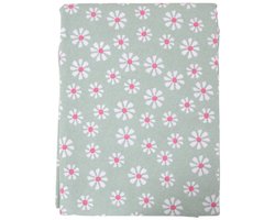 OttoSimon tafelkleed textiel groen rond 160 cm - bloemen design.