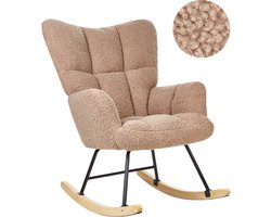 OULU - Schommelstoel - Zandbeige - Bouclé
