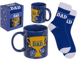 Out of the blue cadeauset best dad - mok en sokken - vaderdag - beste vader