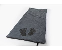 Outchair - Comforter XL - elektrische verwarmde matras - verwarmde matrashoes - 3 warmtestanden - warmtedeken - verwarmde hoes voor luchtbed - ideaal voor de koude nachten en daktent slapers ipv elektrische deken - 50% gerecycled PET materiaal