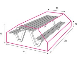 Outdoor Covers Tuinset l beschermhoes | 185x190x70cm