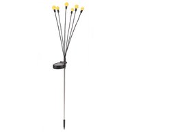 Outdoor Garden Solar Light, 2 stuks LED Firefly Lamp Waterdichte IP65 Decoratieve Atmosfeerverlichting voor Patio, Balkon, Terras, Tuin en Partij (Warm Wit)
