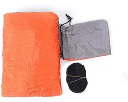 Outdoor Hangmat - Slaap Schommel - Kamperen Reizen - Sterke Laadcapaciteit - 300x200cm - Grijs Oranje