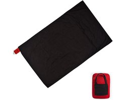 Outdoor Kleed - 70x110cm - Mini Pocket Picknickdeken - Waterafstotend & Lichtgewicht - Picknickkleed - Strandlaken - Opvouwbare picknickmat - Buitenkleed - Geschikt voor bergbeklimmen, reizen, picknick, kamperen, strand, sport, bijeenkomst - Rood