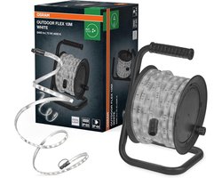 Outdoor LED Strip - Verlichtingssnoer Flexibel - Buiten Decoratie - Uitschuifbaar tot 50m - 10 Meter - Koel Wit
