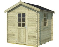 Outdoor Life Blokhut Wels Groen Geïmpregneerd 200 x 200 cm