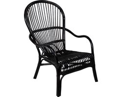 Outdoor Living - Loungestoel Mammone Zwart 100x85x66cm